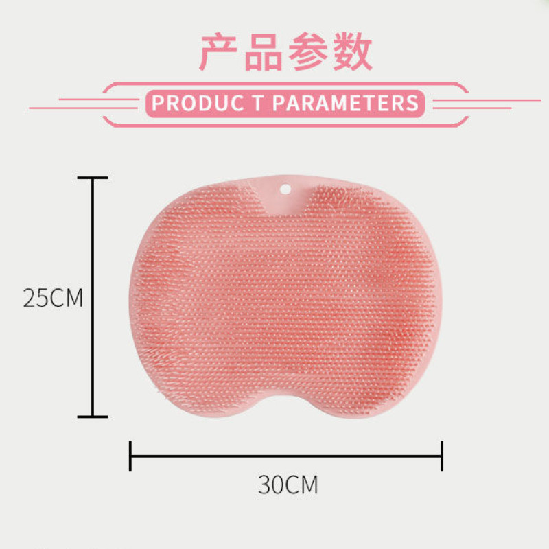 Pīlinga dušas masāžas birste Vannas istabas Pretslīdēšanas paklājiņš Silikona kāju birste Lazy Man's Magic Instruments Vannas vannas instrumentu beršanai