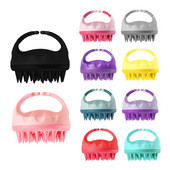 Suha mokra Silikonska četka za kosu s dvostrukom upotrebom Neklizajuća Frizerska četka za masažu Bath Artefact Meka četka za šampon Češalj za kosu Njega