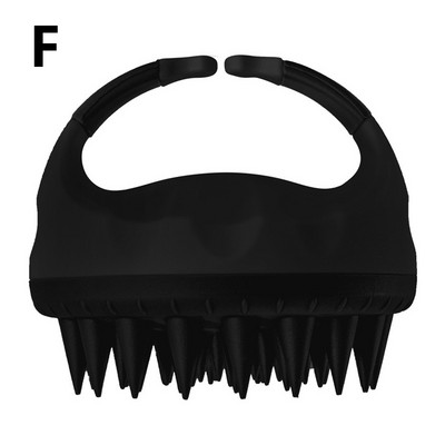Suha mokra Silikonska četka za kosu s dvostrukom upotrebom Neklizajuća Frizerska četka za masažu Bath Artefact Meka četka za šampon Češalj za kosu Njega