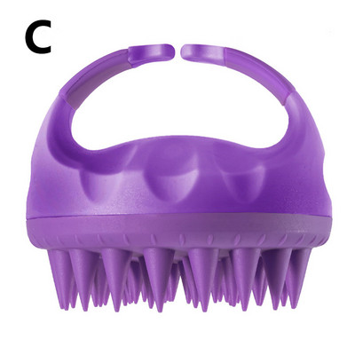 Suha mokra Silikonska četka za kosu s dvostrukom upotrebom Neklizajuća Frizerska četka za masažu Bath Artefact Meka četka za šampon Češalj za kosu Njega