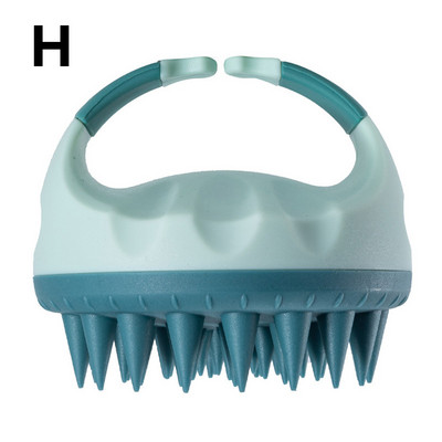 Suha mokra Silikonska četka za kosu s dvostrukom upotrebom Neklizajuća Frizerska četka za masažu Bath Artefact Meka četka za šampon Češalj za kosu Njega