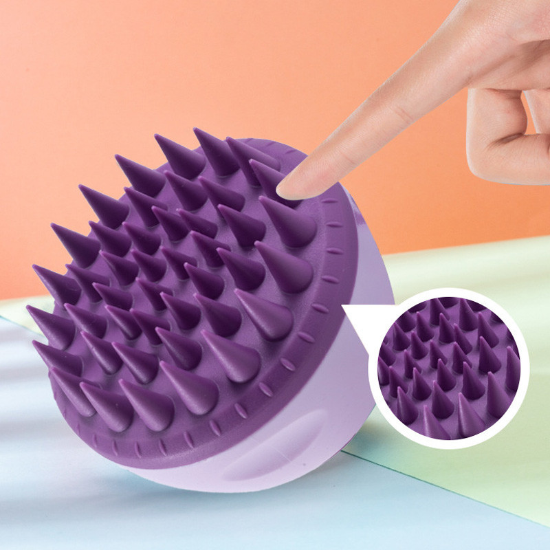 Suha mokra Silikonska četka za kosu s dvostrukom upotrebom Neklizajuća Frizerska četka za masažu Bath Artefact Meka četka za šampon Češalj za kosu Njega