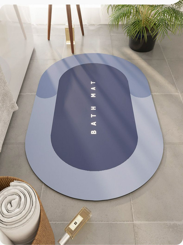 Īpaši uzsūcošs vannas paklājs Ātri žūstošs vannas istabas paklājs Neslīdošs ieejas durvju paklājs Nappa āda grīda tualetes paklājs mājas dekors