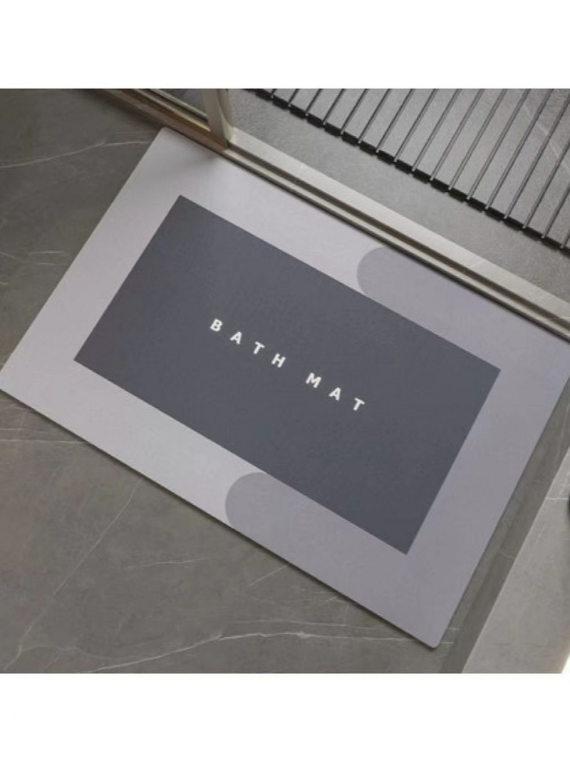 Īpaši uzsūcošs vannas paklājs Ātri žūstošs vannas istabas paklājs Neslīdošs ieejas durvju paklājs Nappa āda grīda tualetes paklājs mājas dekors