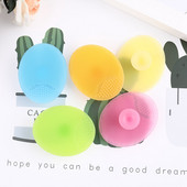 Silikoonist šampoonihari imikute vannitamiseks Pehme silikoonist poiste jaoks mõeldud dušiharjapea juuksepesu massaažiharjad pühkimiskamm