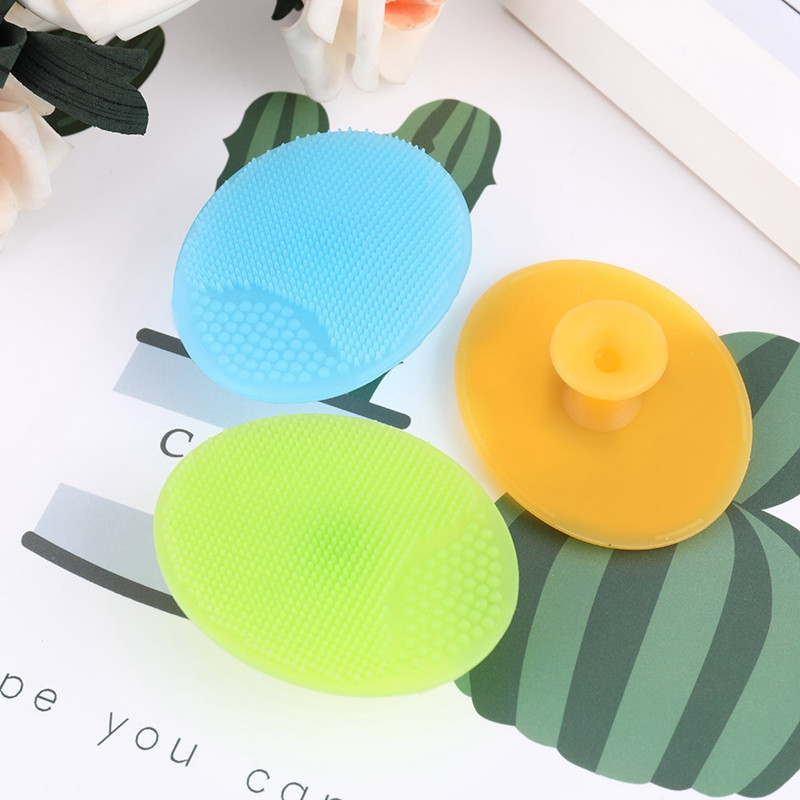 Silikoonist šampoonihari imikute vannitamiseks Pehme silikoonist poiste jaoks mõeldud dušiharjapea juuksepesu massaažiharjad pühkimiskamm