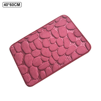 Mīksts vannas istabas paklājiņš Mājas duša Kokvilna Vannas Paklājs Koridors Koraļļu Fleece Ūdens absorbcija Paklājs Pretslīdes produkts Virtuves grīdas komplekts