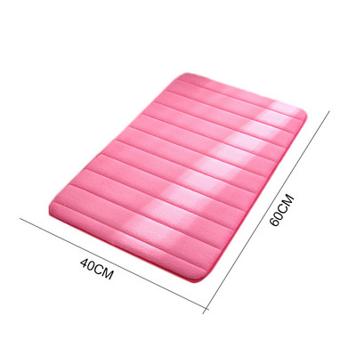 Mīksts vannas istabas paklājiņš Mājas duša Kokvilna Vannas Paklājs Koridors Koraļļu Fleece Ūdens absorbcija Paklājs Pretslīdes produkts Virtuves grīdas komplekts