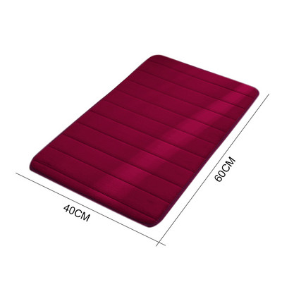 Mīksts vannas istabas paklājiņš Mājas duša Kokvilna Vannas Paklājs Koridors Koraļļu Fleece Ūdens absorbcija Paklājs Pretslīdes produkts Virtuves grīdas komplekts