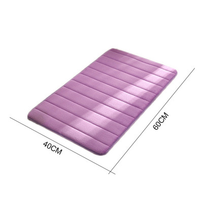 Mīksts vannas istabas paklājiņš Mājas duša Kokvilna Vannas Paklājs Koridors Koraļļu Fleece Ūdens absorbcija Paklājs Pretslīdes produkts Virtuves grīdas komplekts