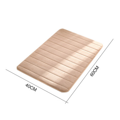 Mīksts vannas istabas paklājiņš Mājas duša Kokvilna Vannas Paklājs Koridors Koraļļu Fleece Ūdens absorbcija Paklājs Pretslīdes produkts Virtuves grīdas komplekts