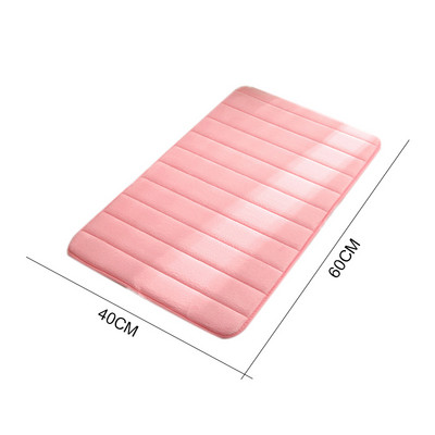 Mīksts vannas istabas paklājiņš Mājas duša Kokvilna Vannas Paklājs Koridors Koraļļu Fleece Ūdens absorbcija Paklājs Pretslīdes produkts Virtuves grīdas komplekts