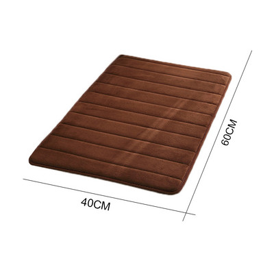 Mīksts vannas istabas paklājiņš Mājas duša Kokvilna Vannas Paklājs Koridors Koraļļu Fleece Ūdens absorbcija Paklājs Pretslīdes produkts Virtuves grīdas komplekts