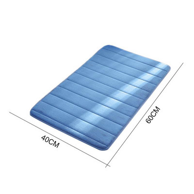 Mīksts vannas istabas paklājiņš Mājas duša Kokvilna Vannas Paklājs Koridors Koraļļu Fleece Ūdens absorbcija Paklājs Pretslīdes produkts Virtuves grīdas komplekts