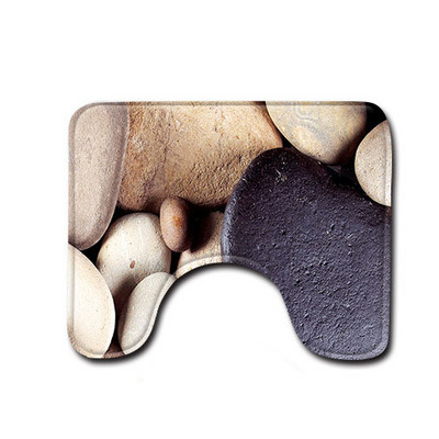 Rietumu stila tualetes paklājs Videi draudzīgs vannas istabas paklājs paklājs Tower Scenic U vannas paklājiņš Toillete sēdekļa paklājiņš mājas dekorēšanai