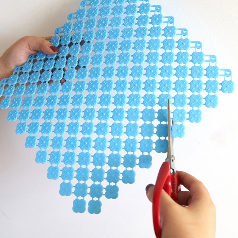 Vannas istabas paklājiņš pretslīdošs 23x23cm vannas grīdas paklājiņš, ūdensizturīgs elastīgs guļamistabas tualetes paklājiņš pret krišanu