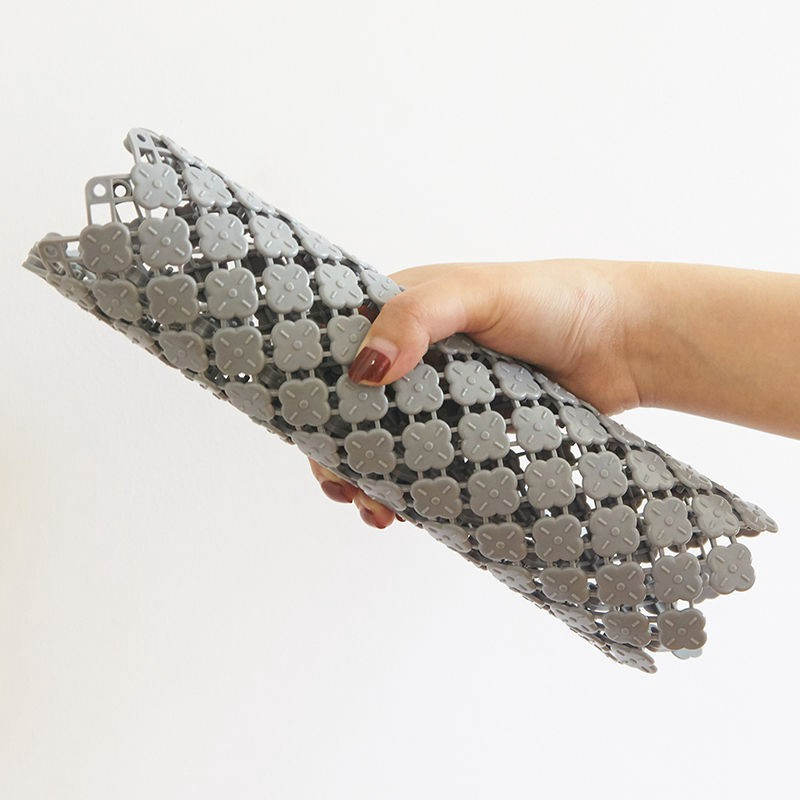 Vannas istabas paklājiņš pretslīdošs 23x23cm vannas grīdas paklājiņš, ūdensizturīgs elastīgs guļamistabas tualetes paklājiņš pret krišanu