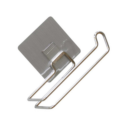 Kuhinjski držač maramica od nehrđajućeg čelika Vodootporan stalak bez bušenja Zidna polica Nosač za vješanje Stalci za pohranu