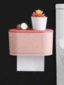 Zidni držači kutije za toaletni papir Vodootporna polica za mobilni telefon Stalak za pohranu toaletnog papira Kutija za toaletne maramice Kupaonica