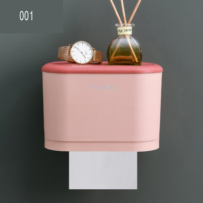 Zidni držači kutije za toaletni papir Vodootporna polica za mobilni telefon Stalak za pohranu toaletnog papira Kutija za toaletne maramice Kupaonica