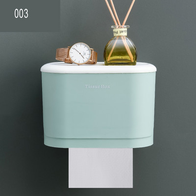 Zidni držači kutije za toaletni papir Vodootporna polica za mobilni telefon Stalak za pohranu toaletnog papira Kutija za toaletne maramice Kupaonica