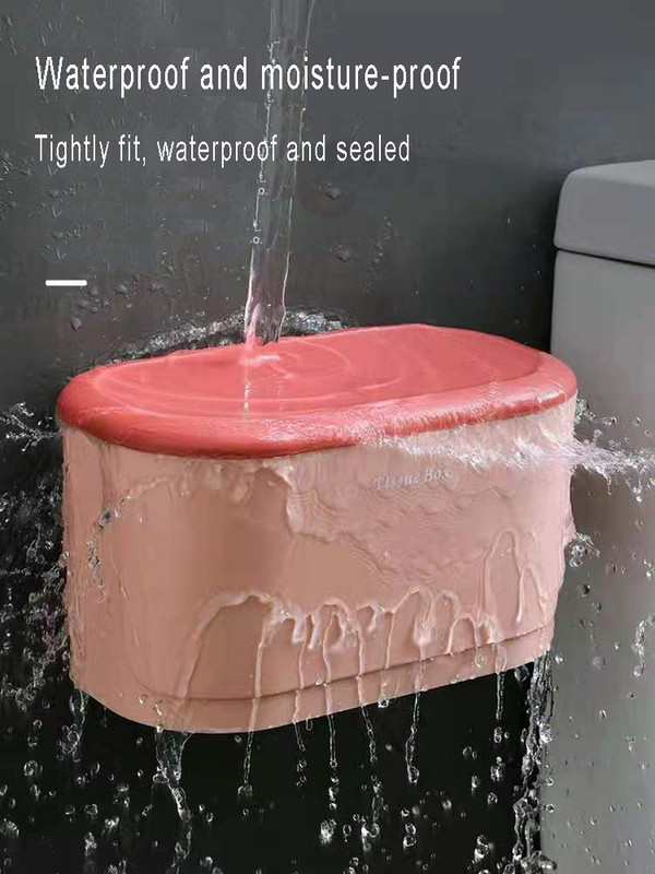 Zidni držači kutije za toaletni papir Vodootporna polica za mobilni telefon Stalak za pohranu toaletnog papira Kutija za toaletne maramice Kupaonica