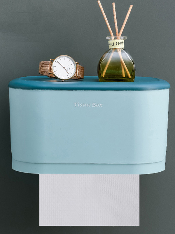 Zidni držači kutije za toaletni papir Vodootporna polica za mobilni telefon Stalak za pohranu toaletnog papira Kutija za toaletne maramice Kupaonica