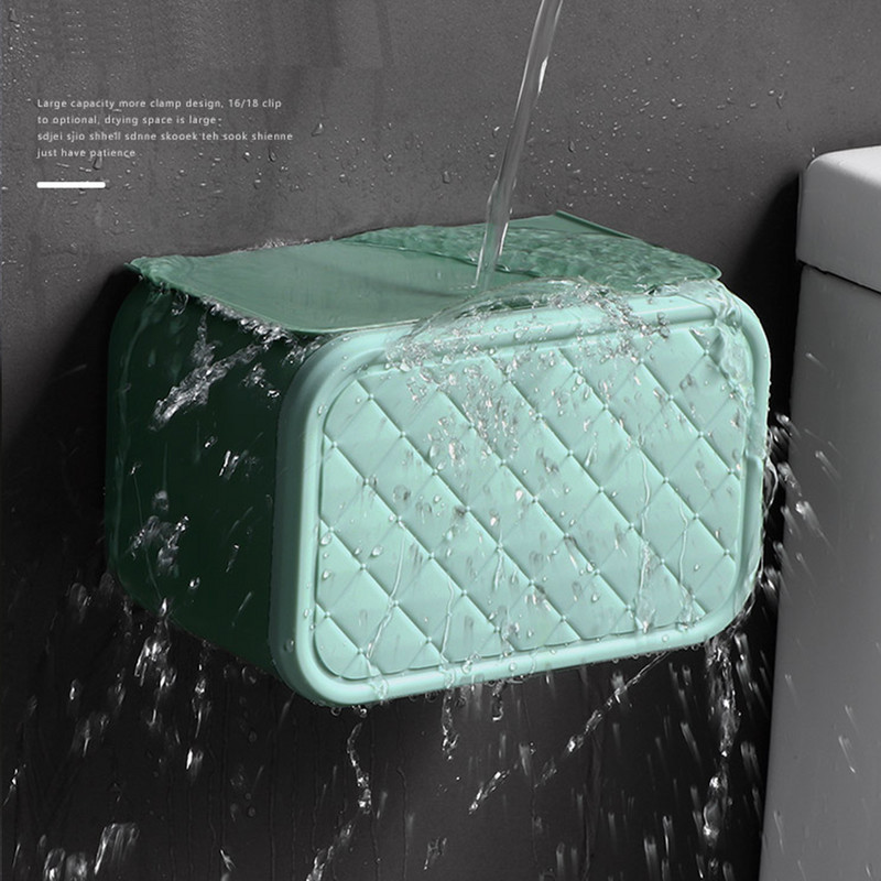 Tualetes papīra turētājs ar plauktu, pašlīmējošs vannas istabas piederumiem WC salvešu kaste pie sienas stiprināms ruļļa paplāte radošais dozators Sākums