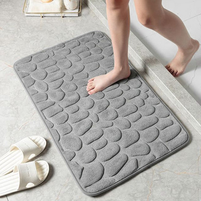 Libisemisvastane vannimatt vett imav vannitoavaibad Memory Foam vannitoavaip Pehme põrandamatt Vanni külgvaip Sissepääsu uksematt