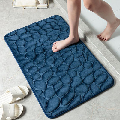 Libisemisvastane vannimatt vett imav vannitoavaibad Memory Foam vannitoavaip Pehme põrandamatt Vanni külgvaip Sissepääsu uksematt