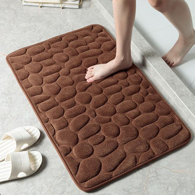 Libisemisvastane vannimatt vett imav vannitoavaibad Memory Foam vannitoavaip Pehme põrandamatt Vanni külgvaip Sissepääsu uksematt