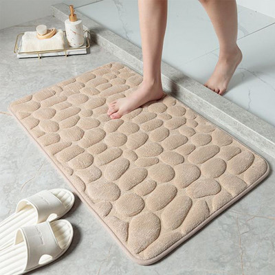 Libisemisvastane vannimatt vett imav vannitoavaibad Memory Foam vannitoavaip Pehme põrandamatt Vanni külgvaip Sissepääsu uksematt