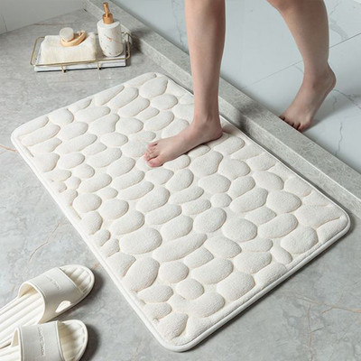 Libisemisvastane vannimatt vett imav vannitoavaibad Memory Foam vannitoavaip Pehme põrandamatt Vanni külgvaip Sissepääsu uksematt