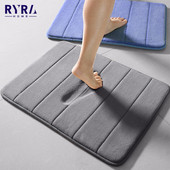 Kućna prostirka od koraljnog flisa Kupaonica Upijanje vode Neklizajuća memorijska pjena Tepih Upijajući tepih Perivi tepih Pod WC-a Kupaonska prostirka