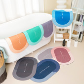 Mājas paklājiņš Koraļļu vilnas paklājs, ūdens absorbcija, neslīdošs Memory Foam, absorbējošs mazgājams paklājs, tualetes grīdas paklājs vannas istabas paklāju komplekts