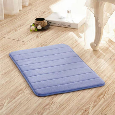 Mājas paklājiņš Koraļļu vilnas paklājs, ūdens absorbcija, neslīdošs Memory Foam, absorbējošs mazgājams paklājs, tualetes grīdas paklājs vannas istabas paklāju komplekts