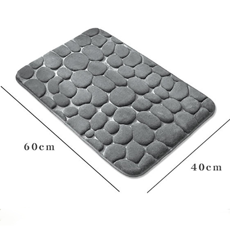 Mājas vannas paklājiņš Koraļļu flīsa vannas istabas paklājs, ūdens absorbcija, neslīdošs atmiņas putas absorbējošs mazgājams paklājs tualetes grīdas paklājs