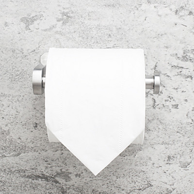Βάση χαρτιού υγείας από ανοξείδωτο ατσάλι Σχάρα αποθήκευσης πετσετών κουζίνας μπάνιου Αυτοκόλλητη θήκη χαρτιού υγείας Αξεσουάρ χαρτιού υγείας