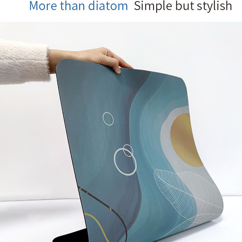 Vannas paklājiņš Super Absorbents Neslīdošs Diatom Dub Vannas istabas paklājs Ātri žūstošs vannas dušas paklājs Virtuves ieejas durvju paklāji Mājas grīdas paklājs