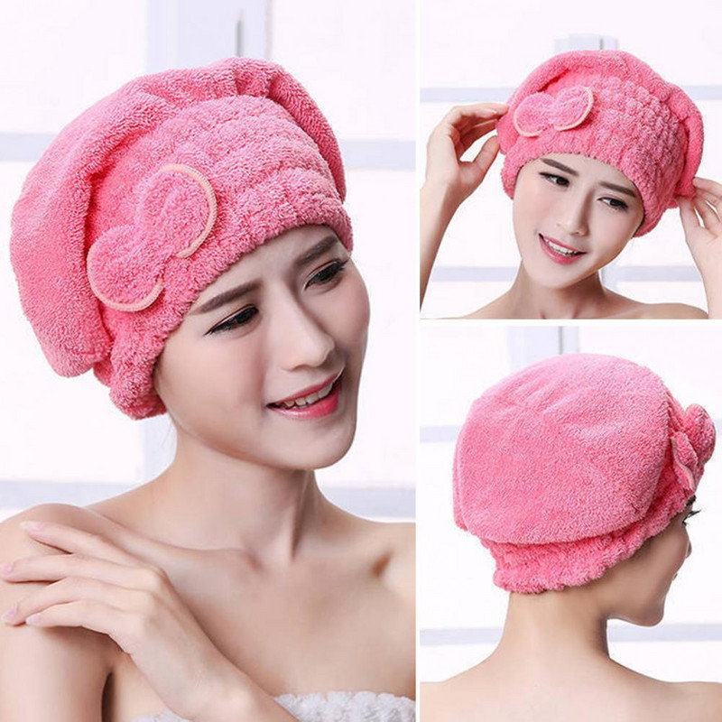 Modni šešir za suhu kosu Šešir za sušenje kose bez dlačica Mekana folija za sušenje kose Upijajuća kapa Pribor za kadu Visoko upijanje vode