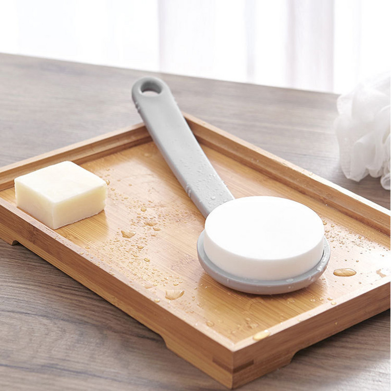 Gara roktura pīlings vannas sūklis Muguras skruberis Vannas ķermeņa birste pīlinga tīrīšanas aprīkojums dušas birste