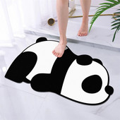 Γρήγορο στέγνωμα Cute Cat Dog Panda Super Absorbent Mat Bath Αντιολισθητικό Χαλάκι Δερμάτινο Πατάκι δαπέδου Χαλί τουαλέτας Home Χαλάκι μπάνιου Χαλί μπάνιου