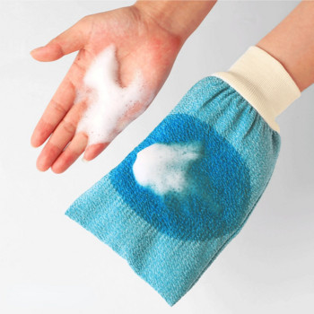 Ексфолиращи ръкавици Масажна четка Гъба Чисто тяло Душ Ръкавици за баня Ексфолиращи кърпи
