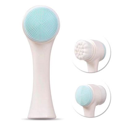 Sejas tīrīšanas birstes Silikona ādas kopšanas rīks Sejas tīrīšanas birstes Sejas masāžas mazgāšana Skaistumkopšanas produktu vairumtirdzniecība#19