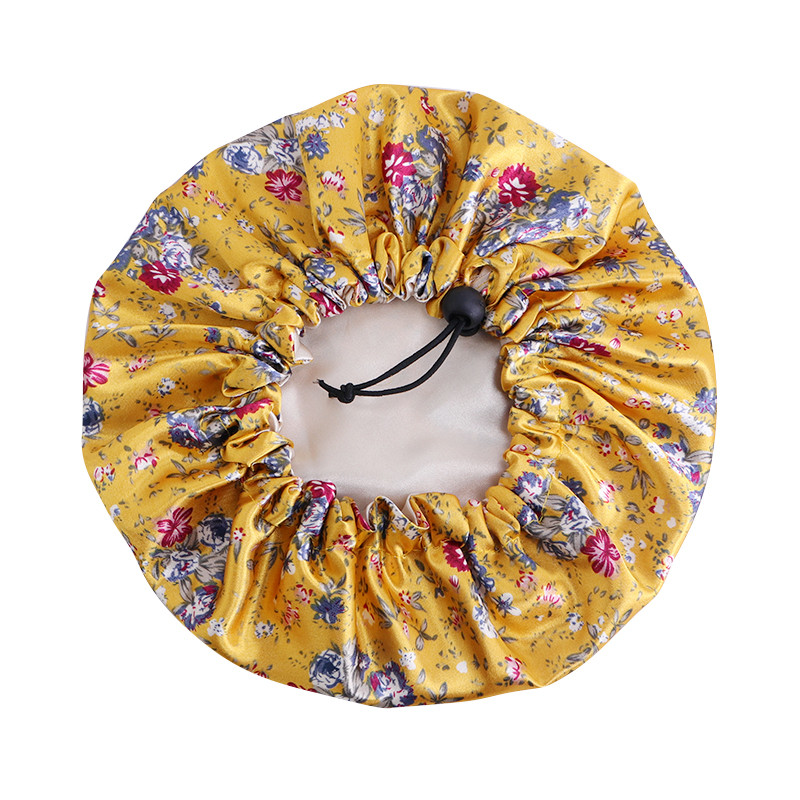 Regulējams, grozāms satīna pārsegs bērniem, satīna odere, nakts miega cepure, bērnu meitene, ķīmiskā maska, galvassega, matu kopšana, mīksta, jauka cepure