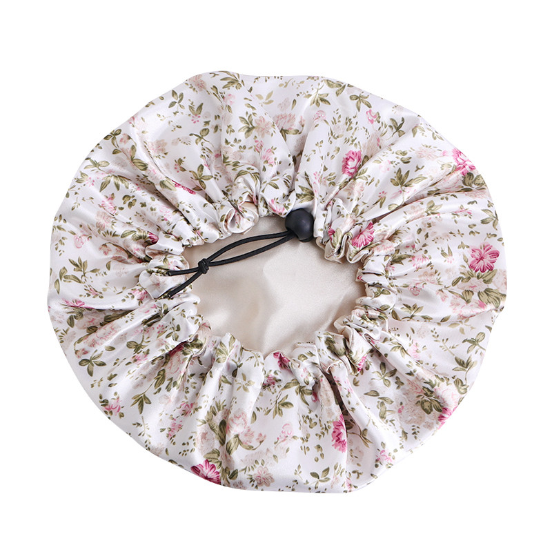 Regulējams, grozāms satīna pārsegs bērniem, satīna odere, nakts miega cepure, bērnu meitene, ķīmiskā maska, galvassega, matu kopšana, mīksta, jauka cepure