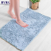 Vannas istabas grīdas paklājs, neslīdošs, šenila paklājs, mīksts, absorbējošs, mazgājams paklājs, durvis, ieejas dīvāns, mājdzīvnieku paklājs mājām 1 gab.