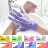 Vann Koorimiseks Kinnas Puhastus Keha Mullitaja Massaaž Sponge Wash Naha niisutav SPA Five Fingers Shower Scrub Gloves Foam