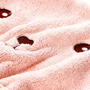 Σκουφάκια περιτυλίγματος μαλλιών από μικροΐνες κινουμένων σχεδίων Αξεσουάρ μαλλιών Turban Μπάνιο Καπέλα ντους με πετσέτα Γρήγορο στέγνωμα με πετσέτα Καπέλα για πετσέτες Γυναικεία Καπέλα σάουνας