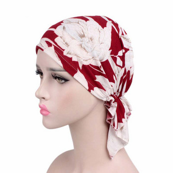Μουσουλμανικό καπέλο τουρμπάνι Stretch Chemo Καπέλο τριχόπτωσης Γυναικείες τυλίγουν χιτζάμπ Καπάκι μαντήλι κεφαλής Μαντίλι κεφαλής Μουσουλμανικό μαντήλι χιτζάμπ